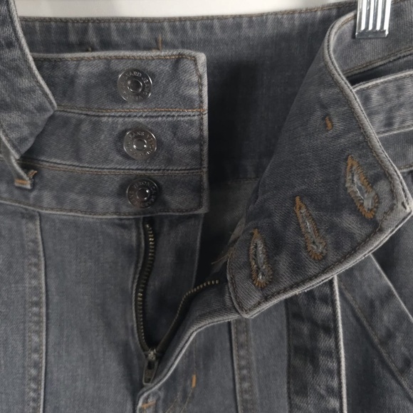 NWT VERONICA BEARD LOGAN Straight Leg Jeans Tie Belt Extra High Rise Size 26 - Picture 15 of 16